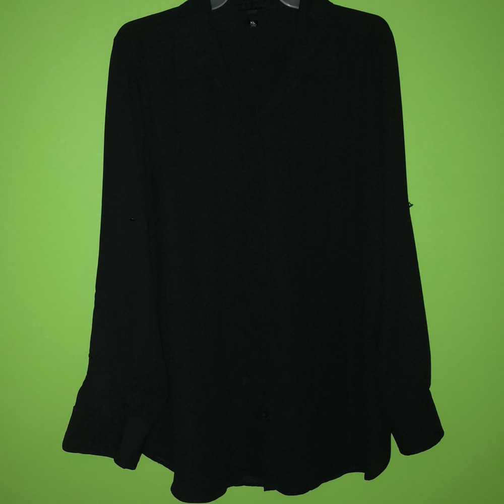 Black button up